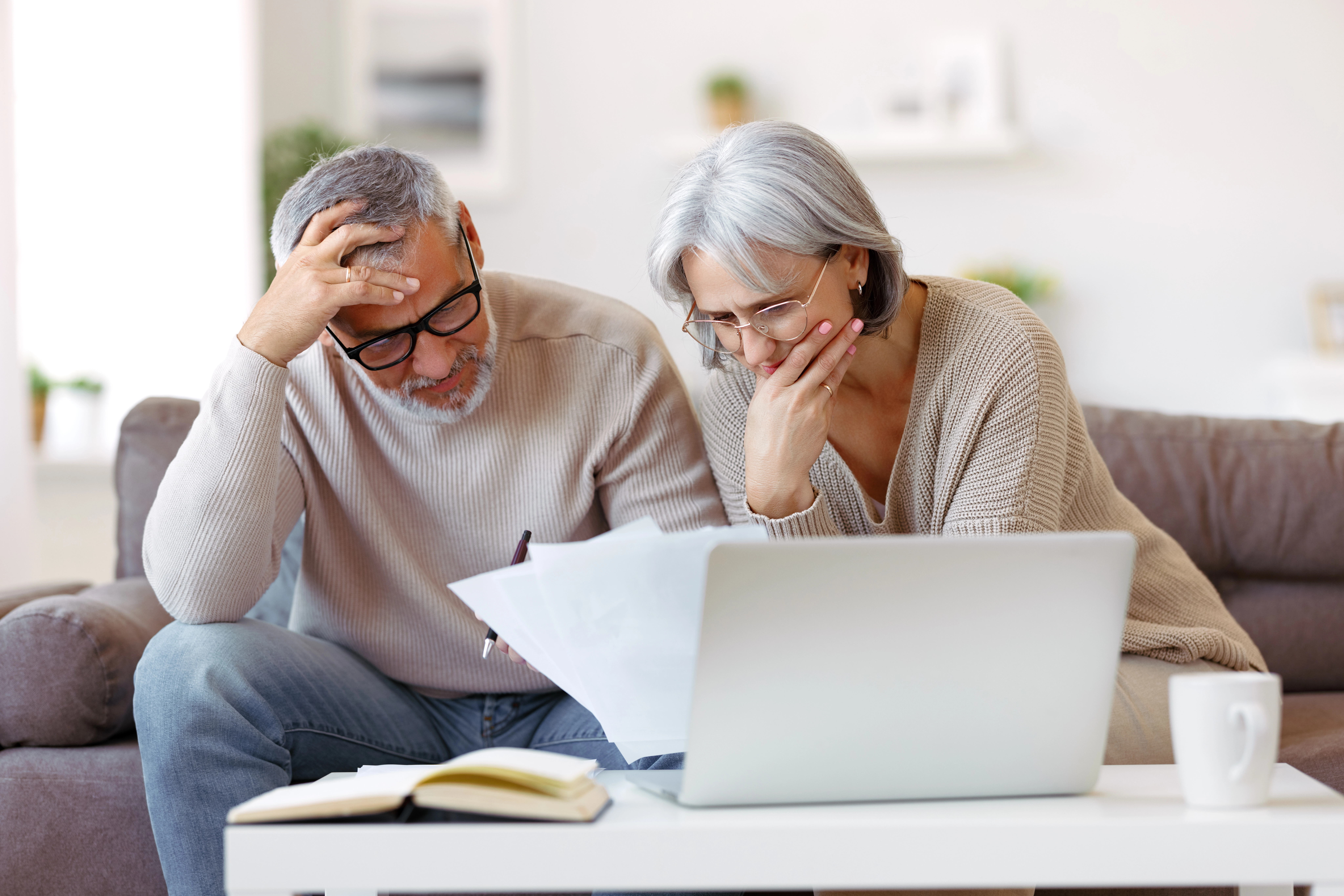 worried couple about required mimimum distribution rmd mistakes